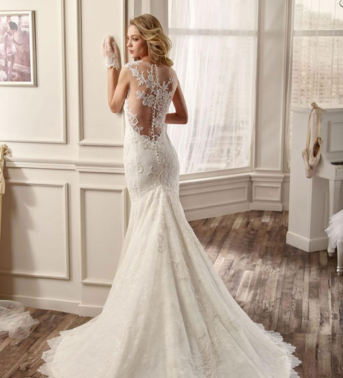 sposa Scorpione abito sposa sirena