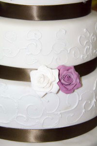 Roselline torta sposi